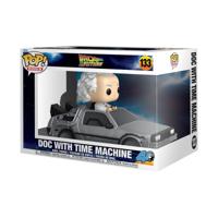 Back to the Future POP! Rides Deluxe Vinyl Doc w/Time Machine 9cm