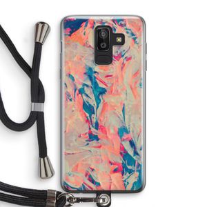 Alone: Samsung Galaxy J8 (2018) Transparant Hoesje met koord