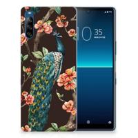 Sony Xperia L4 | TPU Hoesje | Pauw met Bloemen