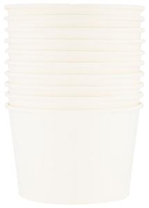 HEMA Papieren Bakjes - 550 Ml - Wit- 10 Stuks