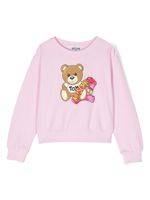 Moschino Kids sweat à motif Teddy Bear - Rose