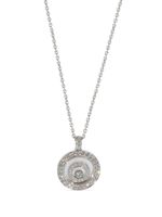 Chopard Pre-Owned collier en or blanc 18ct pavé de diamants - Argent