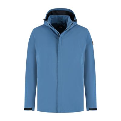 Travelin&apos; Men - Waterproof jack - Blauw - Maat M
