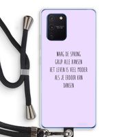 Sprong: Samsung Galaxy Note 10 Lite Transparant Hoesje met koord