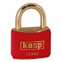 Kasp K12440REDD Hangslot 40 mm Verschillend sluitend Goud-geel Sleutelslot