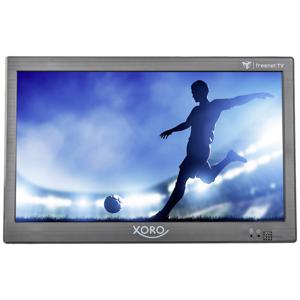 Xoro PTL 1050 V2 Draagbare TV 25.6 cm 10.1 inch Energielabel: D (A - G) Werkt op een accu, Incl. 12 V auto-aansluitkabel Grijs