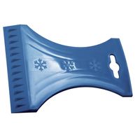 IJskrabber/raamkrabber blauw kunststof 10 x 13 cm - IJskrabbers - thumbnail