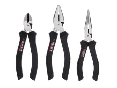 PARKSIDE PERFORMANCE Set van 3 tangen (Tangenset met punttang)