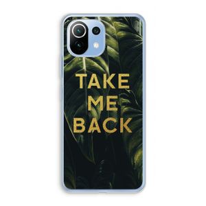Take me back: Xiaomi Mi 11 Lite Transparant Hoesje