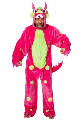 Monster pink overall