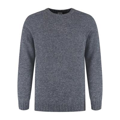 Blue loop Ritorti Sweater Trui Heren Blue Melange M