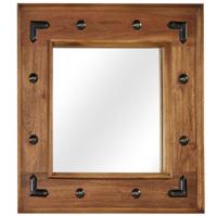 VidaXL Spiegel 50x50 cm massief acaciahout