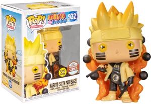 Naruto Shippuden Funko Pop Vinyl: Naruto Sixth Path Sage (Glow in the Dark)