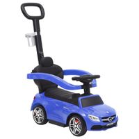 VidaXL Duw-loopauto mercedes benz c63 blauw