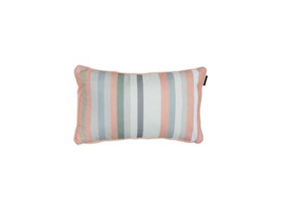 Sierkussen met paspel ca. 30x50 cm Righe salmone Madison - Madison