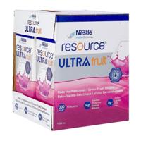 Nestlé Resource Ultra Fruit Rood Fruit 4x200ml Nestlé Resource Ultra Fruit Rood Fruit 4x200ml