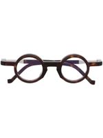 VAVA Eyewear lunettes de vue WL0039 à monture ronde - Marron