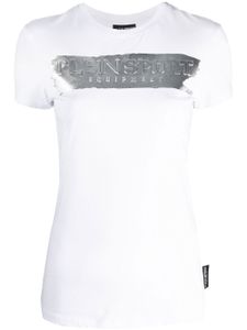 Plein Sport t-shirt à logo imprimé - Blanc