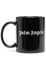 Palm Angels tasse en porcelaine à logo imprimé - Noir - thumbnail