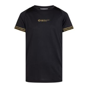 Cruyff Hoof T-Shirt Kids Zwart Goud