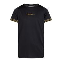 Cruyff Hoof T-Shirt Kids Zwart Goud - thumbnail