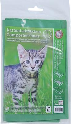 Kattenbakzak compost.10st - Gebr de boon
