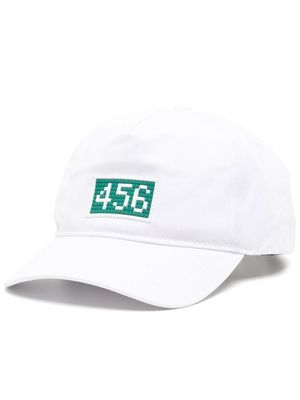 Mostly Heard Rarely Seen 8-Bit casquette Winner à patch numéros - Blanc
