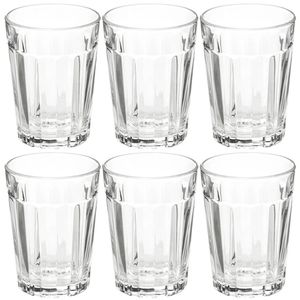 Set van 12x stuks water/sap glazen Lorenz 250 ml van glas - Drinkglazen