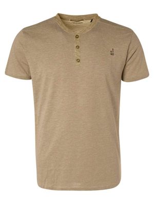 T-shirt granddad 2 coloured melange khaki
