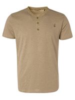 T-shirt granddad 2 coloured melange khaki - thumbnail
