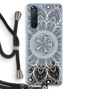 Roses Are Red: Sony Xperia 5 II Transparant Hoesje met koord