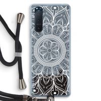 Roses Are Red: Sony Xperia 5 II Transparant Hoesje met koord