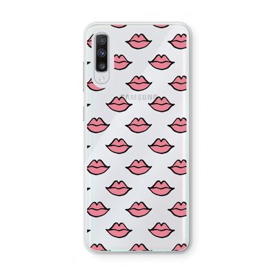 Lipjes: Samsung Galaxy A70 Transparant Hoesje
