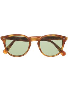 Oliver Peoples lunettes de soleil Desmon à monture ronde - Marron