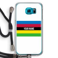 WK Wielrennen: Samsung Galaxy S6 Transparant Hoesje met koord