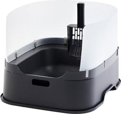 Splash shield kattentoilet biala - wit - Gebr de boon
