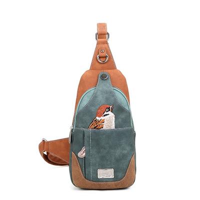Hi-di-hi Slingbag Rugzak Carol Cognac/Donker Blauw - PRE ORDER: LEVERBAAR VANAF SEPTEMBER 2025