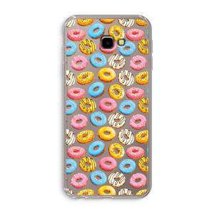 Pink donuts: Samsung Galaxy J4 Plus Transparant Hoesje