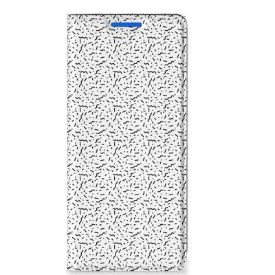 OPPO Reno 6 Pro Plus 5G | Hoesje met Magneet | Stripes Dots OPPO Reno 6 Pro Plus 5G | Hoesje met Magneet | Stripes Dots