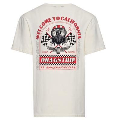King Kerosin Welcome To California T-Shirt Off-White -L