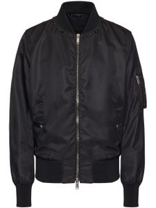 Valentino Garavani veste bomber Rockstud - Noir