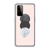 Marmeren cirkels: OnePlus 9 Pro Transparant Hoesje