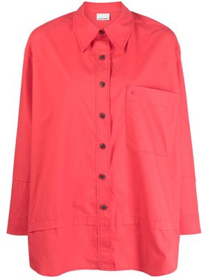 Low Classic chemise en coton à boutonnière - Rose