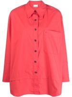 Low Classic chemise en coton à boutonnière - Rose