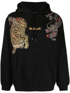 Maharishi hoodie Ying & Yang en coton biologique - Noir