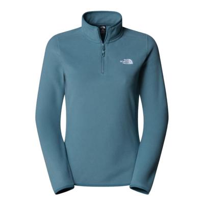 The North Face 100 Glacier 1/4 Zip Fleece Dames Stormy Blue XL
