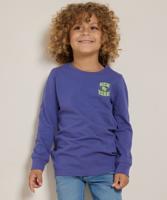 jersey top met prints