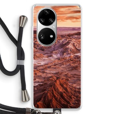 Mars: Huawei P50 Pro Transparant Hoesje met koord