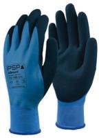 Werkhandschoenen Double Latex Pro - Allround - Blauw/Zwart - Maat 9/L - thumbnail