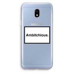 Ambitchious: Samsung Galaxy J3 (2017) Transparant Hoesje